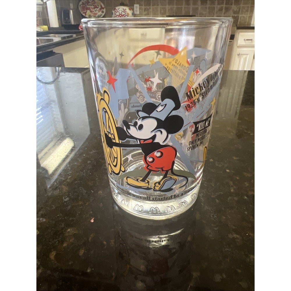 Walt Disney World Glass 100 Years Of‎ Magic Collectible Mickey Donald McDonald's
